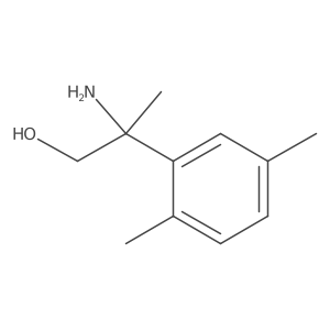 2-Amino-2-(2,5-dimethylphenyl)propan-1-ol结构式
