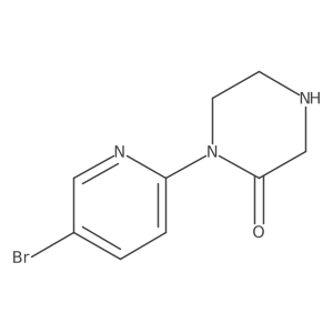 1-(5-Bromo-2-pyridinyl)-2-piperazinone结构式