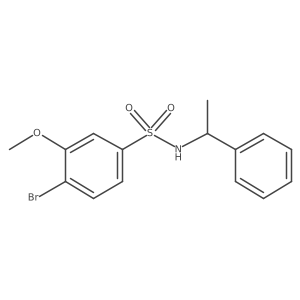 [(4-Bromo-3-methoxyphenyl)sulfonyl](phenylethyl)amine Structure