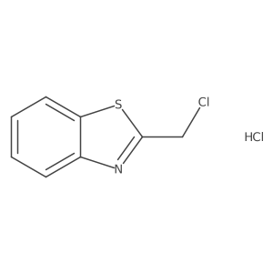 2-(Chloromethyl)-1,3-benzothiazole hydrochloride Structure