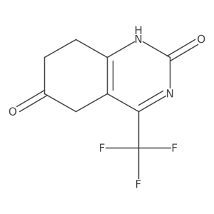 5,6,7,8-Tetrahydro-2-hydroxy-6-oxo-4-(trifluoromethyl)quinazoline结构式