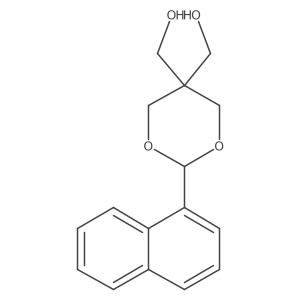 (2-(Naphthalen-1-yl)-1,3-dioxane-5,5-diyl)dimethanol Structure
