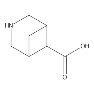 3-Azabicyclo[3.1.1]heptane-6-carboxylic acid Structure