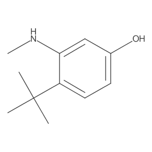 4-Tert-butyl-3-(methylamino)phenol Structure