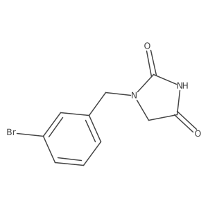 1-(3-Bromobenzyl)imidazolidine-2,4-dione Structure
