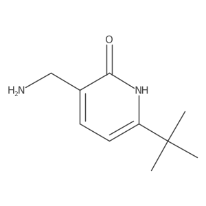 3-(Aminomethyl)-6-tert-butyl-1,2-dihydropyridin-2-one结构式