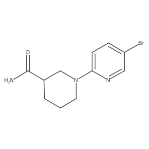 1-(5-Bromopyridin-2-yl)piperidine-3-carboxamide Structure