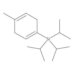 Triisopropyl(4-methyl-1,4-cyclohexadienyl)silane结构式