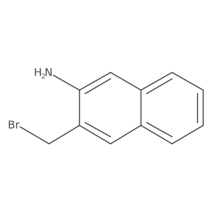 3-(Bromomethyl)naphthalen-2-amine Structure