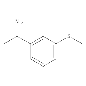 (R)-1-(3-(Methylthio)phenyl)ethanamine结构式