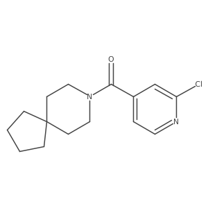 8-(2-Chloropyridine-4-carbonyl)-8-azaspiro[4.5]decane结构式