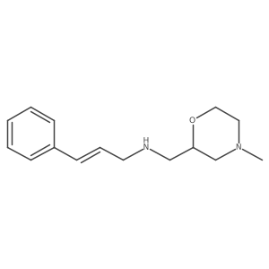 n-((4-Methylmorpholin-2-yl)methyl)-3-phenylprop-2-en-1-amine Structure