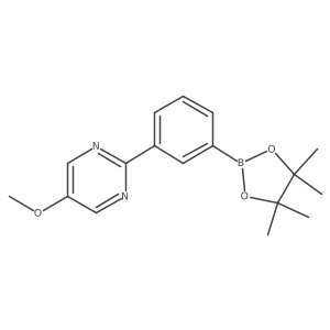 5-Methoxy-2-[3-(4,4,5,5-tetramethyl-1,3,2-dioxaborolan-2-yl)phenyl]pyrimidine结构式
