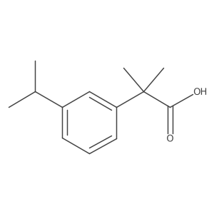 2-Methyl-2-[3-(propan-2-yl)phenyl]propanoic acid结构式