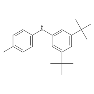 Benzenamine, 3,5-bis(1,1-dimethylethyl)-N-(4-methylphenyl)- Structure
