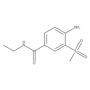 4-Amino-N-ethyl-3-(methylsulfonyl)benzamide结构式