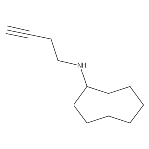 N-(But-3-YN-1-YL)cyclooctanamine Structure