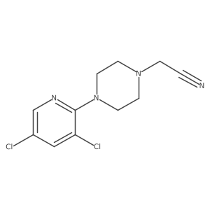 2-(4-(3,5-Dichloropyridin-2-yl)piperazin-1-yl)acetonitrile Structure