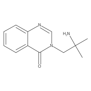3-(2-Amino-2-methylpropyl)quinazolin-4-one Structure