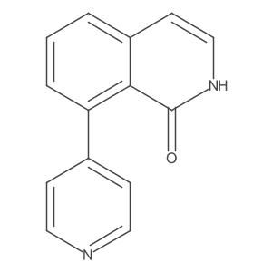 8-(Pyridin-4-yl)isoquinolin-1(2H)-one结构式