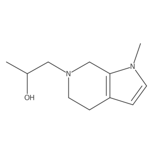 1-(1-Methyl-1,4,5,7-tetrahydro-6H-pyrrolo[2,3-c]pyridin-6-yl)propan-2-ol结构式