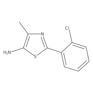 2-(2-Chlorophenyl)-4-methylthiazol-5-amine Structure