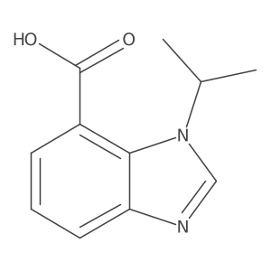 1-(propan-2-yl)-1H-1,3-benzodiazole-7-carboxylic acid结构式