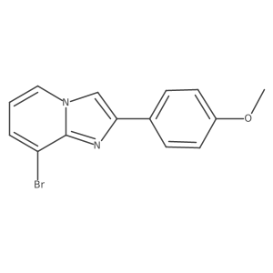 8-Bromo-2-(4-methoxyphenyl)imidazo[1,2-a]pyridine Structure