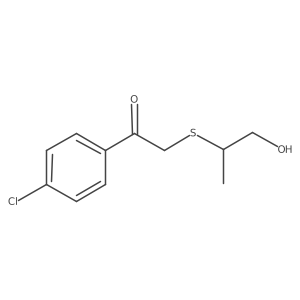 1-(4-Chlorophenyl)-2-[(1-hydroxypropan-2-yl)sulfanyl]ethan-1-one Structure