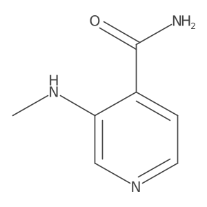 3-(Methylamino)isonicotinamide结构式