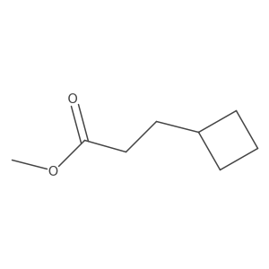 Methyl 3-cyclobutylpropanoate Structure