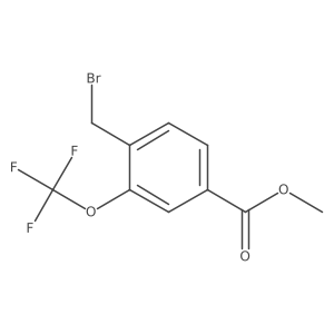 Methyl 4-(bromomethyl)-3-(trifluoromethoxy)benzoate Structure