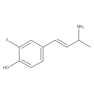 4-(3-Aminobut-1-en-1-yl)-2-fluorophenol Structure