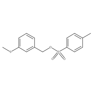 [3-(Methylsulfanyl)phenyl]methyl 4-methylbenzene-1-sulfonate Structure