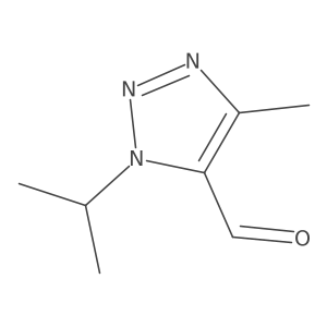 1-Isopropyl-4-methyl-1H-1,2,3-triazole-5-carbaldehyde结构式