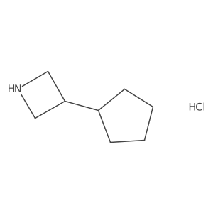 3-Cyclopentylazetidine hydrochloride Structure