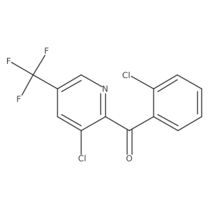 (3-Chloro-5-(trifluoromethyl)pyridin-2-yl)(2-chlorophenyl)methanone结构式