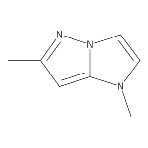 1,6-dimethyl-1H-imidazo[1,2-b]pyrazole结构式
