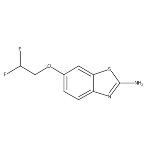 6-(2,2-Difluoroethoxy)-1,3-benzothiazol-2-amine Structure