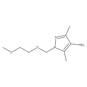 1-[(2-methoxyethoxy)methyl]-3,5-dimethyl-1H-pyrazol-4-amine Structure