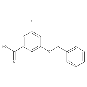 3-(Benzyloxy)-5-fluorobenzoic acid Structure