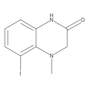5-Iodo-4-methyl-3,4-dihydroquinoxalin-2(1H)-one结构式