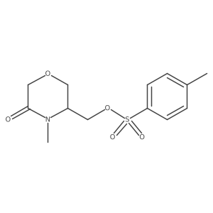 (R)-(4-Methyl-5-oxomorpholin-3-yl)methyl 4-methylbenzenesulfonate Structure