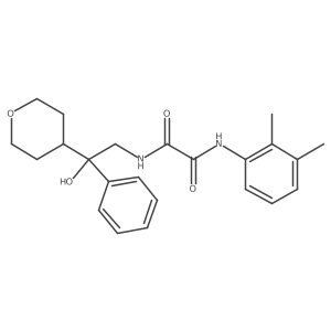 N1-(2,3-dimethylphenyl)-N2-(2-hydroxy-2-phenyl-2-(tetrahydro-2H-pyran-4-yl)ethyl)oxalamide Structure