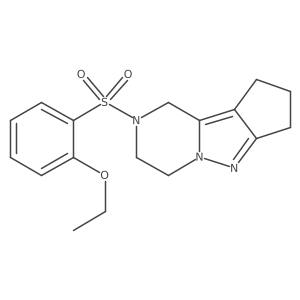 2-((2-ethoxyphenyl)sulfonyl)-2,3,4,7,8,9-hexahydro-1H-cyclopenta[3,4]pyrazolo[1,5-a]pyrazine结构式