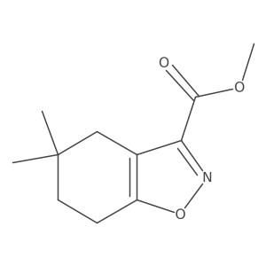 Methyl 5,5-dimethyl-4,5,6,7-tetrahydro-1,2-benzoxazole-3-carboxylate Structure