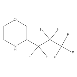 3-(Heptafluoropropyl)morpholine Structure