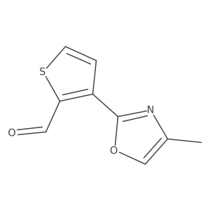 3-(4-Methyl-1,3-oxazol-2-yl)thiophene-2-carbaldehyde Structure