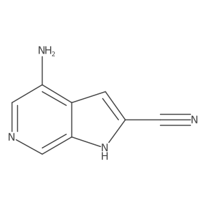 4-Amino-1H-pyrrolo[2,3-c]pyridine-2-carbonitrile Structure