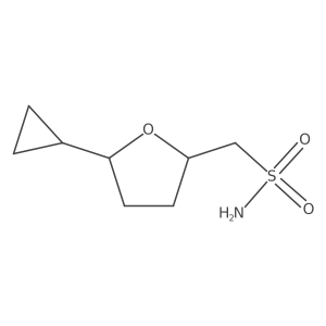 (5-Cyclopropyloxolan-2-yl)methanesulfonamide Structure